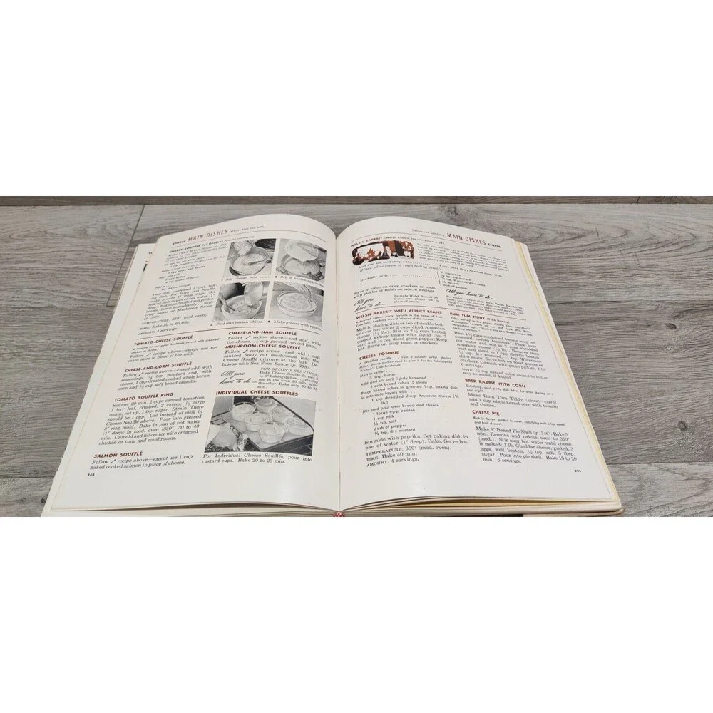 Betty Crocker's Picture Cook Book Revised Enlarged Second Edition 4th Print 1956